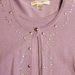 Allison Dailey Petite ~ Sz PS ~ 1 Button Sweater with Attached Undershirt ~ NWT